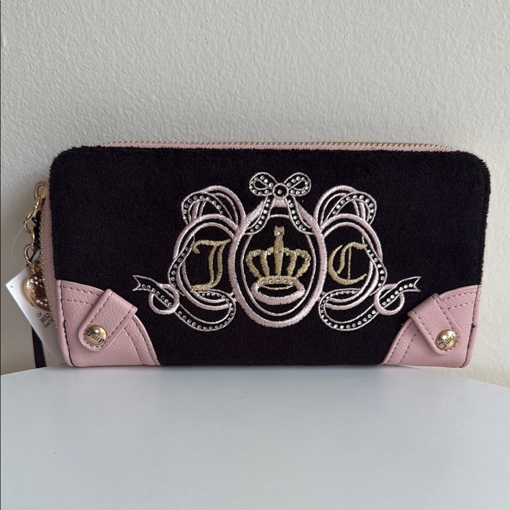 Juicy Couture Black and Pink Satchel with Gold Hardware - Picture 6 of 17